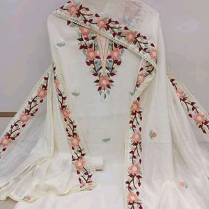 New Standard Beautiful Full Embroidery Work Dress