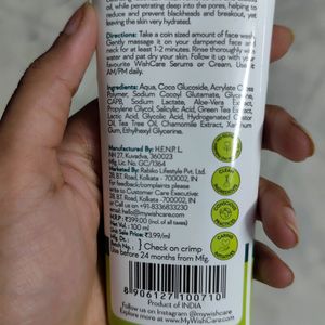 Wishcare Salyclic Acid Face Wash