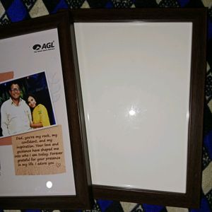 Two Wooden Photo Frames