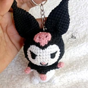 Amigurumi Kuromi Keychain /Charm