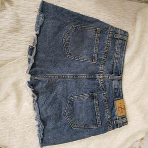 Denim Skort