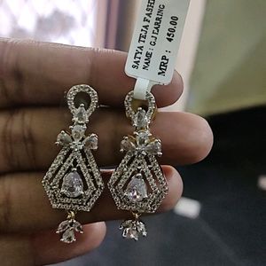 Cz Stones Brand New Earrings