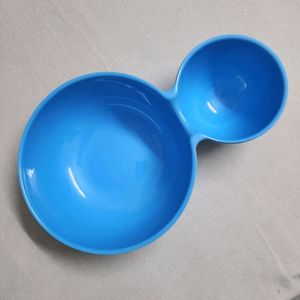 New Blue Double Chip N Dip Bowls