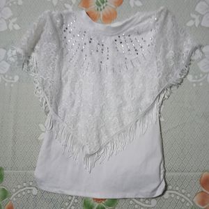 White Gorgeous Baby Girl Top