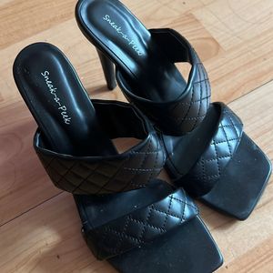 Black Pretty Heels Sandals