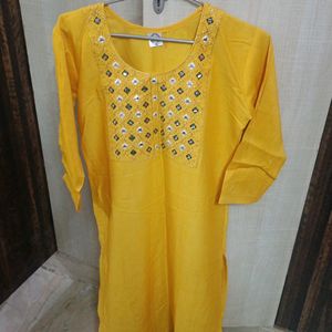 Mirror Work Kurta