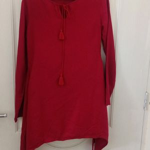 Maroon Festive Kurta