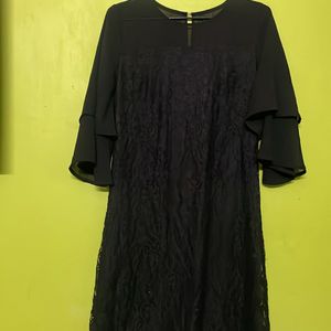 Black Lace Dress Women