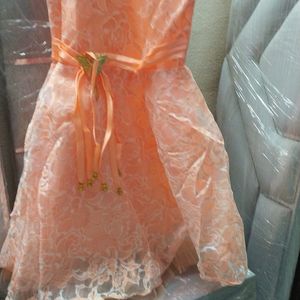 Baby Pink Frock For Girl