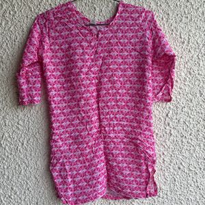 Pink Short Kurti