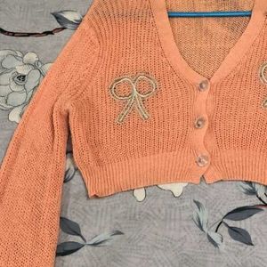 Orange Cardigan