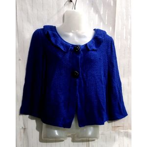 Soft Crop Cardigan Sweater For Women's