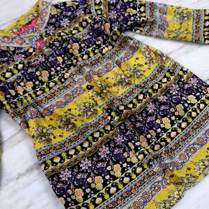 💓Designer Rajisthani Print Shirt Top💓