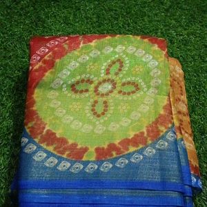 Chanderi Cotton Saree