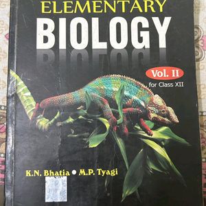 True Mans Elementary Biology Vol-2 For Class 12