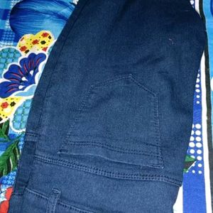 Women Skinny Navy Blue Jeans