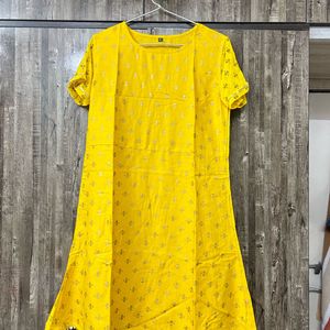 Yellow Sharara Dress Set