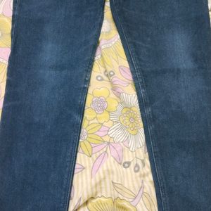 Multi Button High Waist Jeans