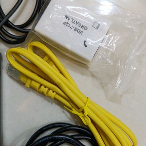 Modem and Wires For Internet Connection