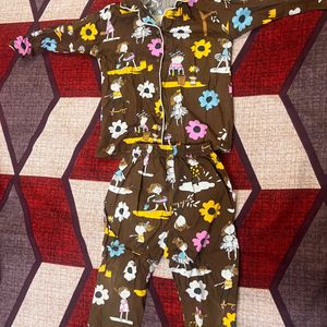 Cotton Night Suit For 12-24 Months