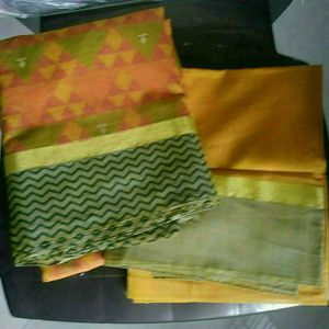 Summer Saree With Blouse Material