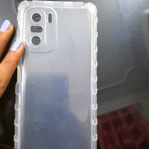 Rugged Transparent Mobile Cover For Poco F3/Mi 11X