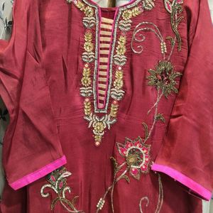 Antique Hand Work Embroidery Suit