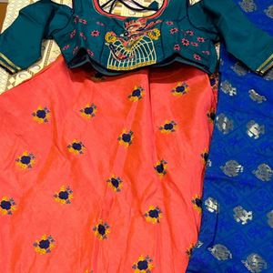 Embroided Lehenga Choli With Dupatta