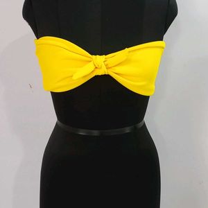 Imported Quality Bright Yellow Bikini Set