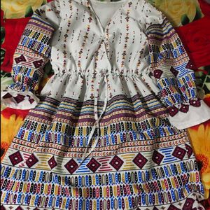 Short Printed Kurti