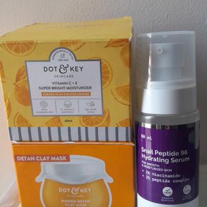 Dot And Key Moisturizer, D&K Mask , Snail Mucin