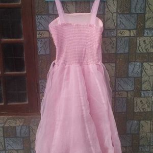 A Beautiful Baby Pink Princess Gown