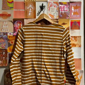 Full sleeve mustard tee