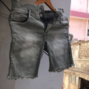 Olive Green Women Shorts