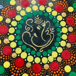 Ganesh Mandala Dot Art Painting