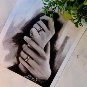 Ring 💍 Ceremony Art Work Handmade Draw