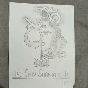 6 Drawings of Lord Shiva Ji