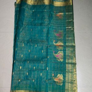 Pure Kanchi Pattu Saree With Blouse Piece