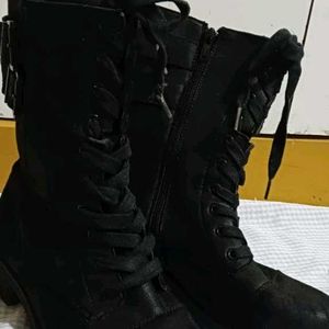 Black Combat Boots