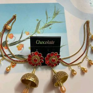 New Trendy Jhumka With Tana