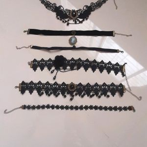 New Choker Necklace (set Of 6)