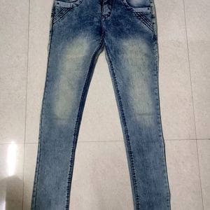 Skinny Fit Blue Jeans