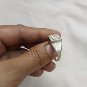 Pure Silver Ring For Men