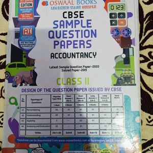 Class 11 Oswaal Accounts Sample Papers