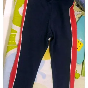 Westside Branded Girls Jeggings  With Red Stripe 9-10 YEARS