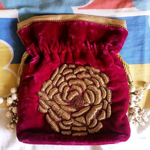 Velvet Handbag