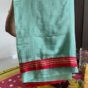 Saree With Heavy Blouse