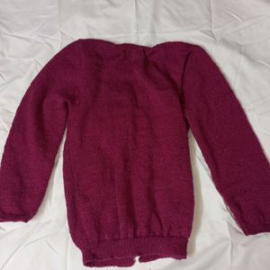 Maroon Woollen Sweater