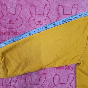 Yellow Cute Animal Head Sweatshirt 2-3 Yrs