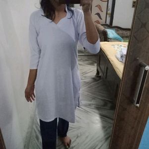 White Kurti